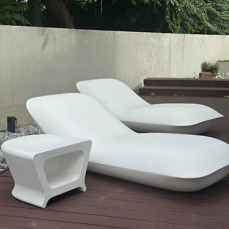 Apartmán Poolhaus Design-loft Mit Terrasse Am Park Paderborn